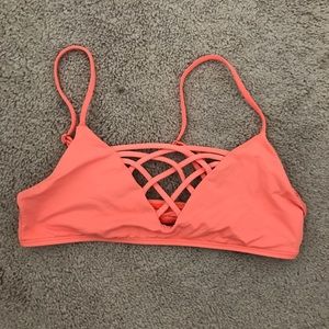 Lspace creamsicle swimsuit top